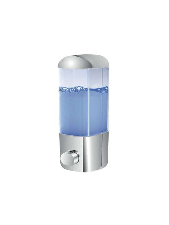 Dimitracas Επιτοίχιο Dispenser Πλαστικό Ασημί 500ml