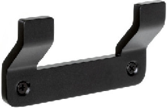 Dimitracas Double Wall-Mounted Bathroom Hook Silver