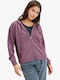 Surfing By Daylight Women's Sweatshirt Jacket Hooded Huckleberry
