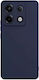 Techwave Umschlag Rückseite Silikon Marineblau (Redmi Note 14S)