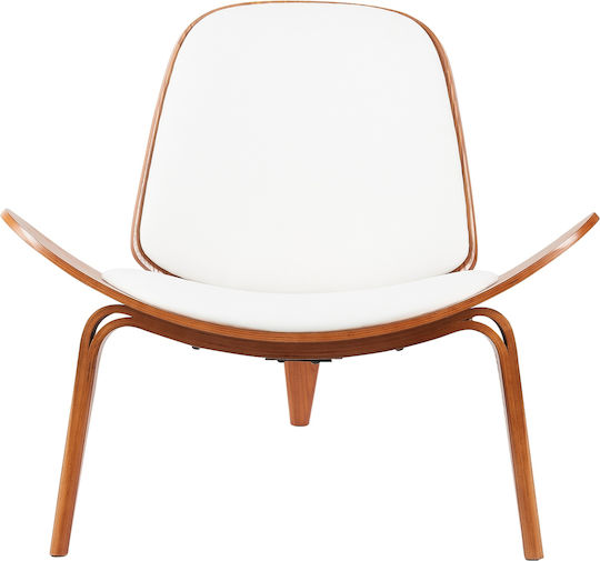 Thalor Wooden White Dining Chair