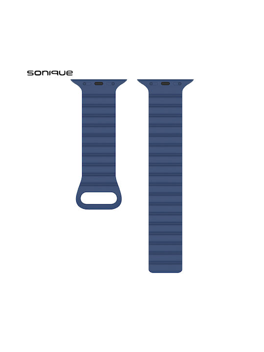 Sonique Wavy Armband Silikon Marineblau (Apple ...