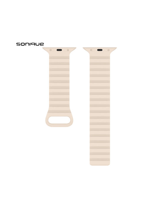 Sonique Λουράκι Σιλικόνης Μπεζ (Apple Watch 38/...