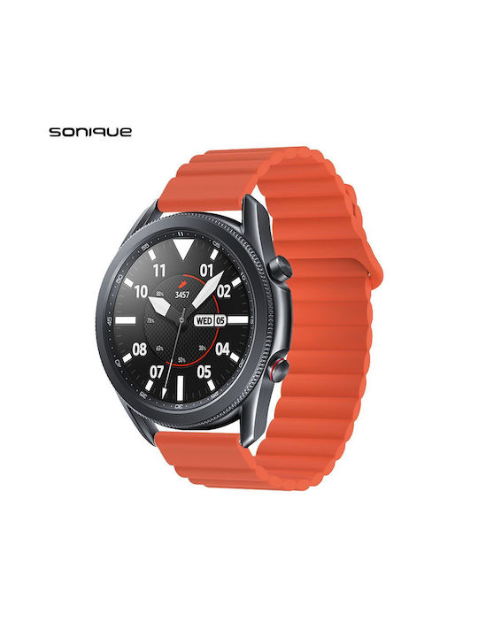 Sonique Curea Silicon Portocaliu (Galaxy Watch4/5/6/7/FE/4 Classic/6 Classic/5 ProHuawei Watch GT2 / GT3 (42mm) / GT3 Pro (43mm)Amazfit GTS 4)