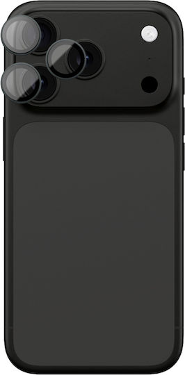 AmazingThing Camera Protection Tempered Glass Gray for the iPhone 17 Pro, iPhone 17 Pro Max