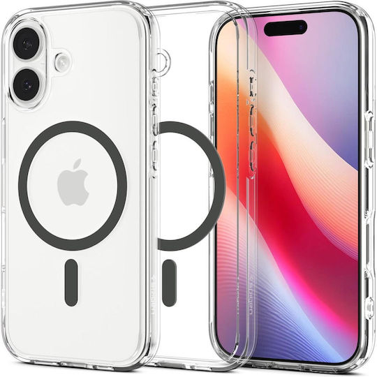 Spigen Ultra Hybrid MagSafe Задна корица Пластмаса / Силикон Clear Graphite (iPhone 17)