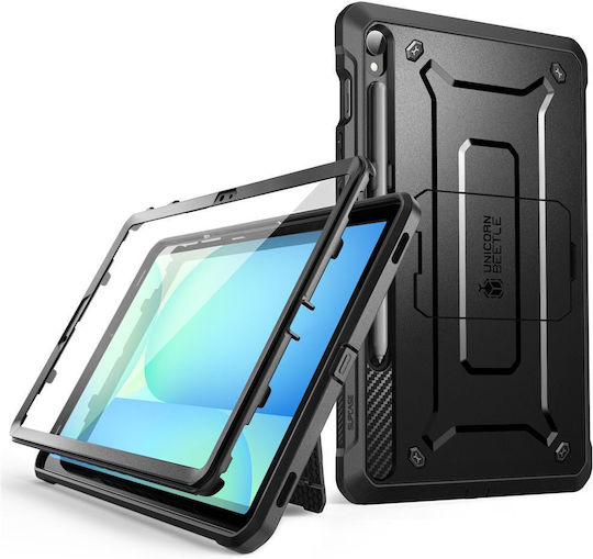 Supcase Unicorn Beetle Pro Flip Cover Μαύρη (Galaxy Tab S9, S9 FE, S10 FE, S10 Lite)