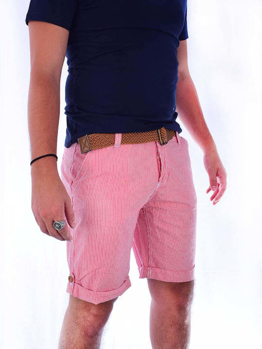 Sublevel Herrenshorts Chino Bleached Red Sublevel Herrenshorts Chino Bleached Red