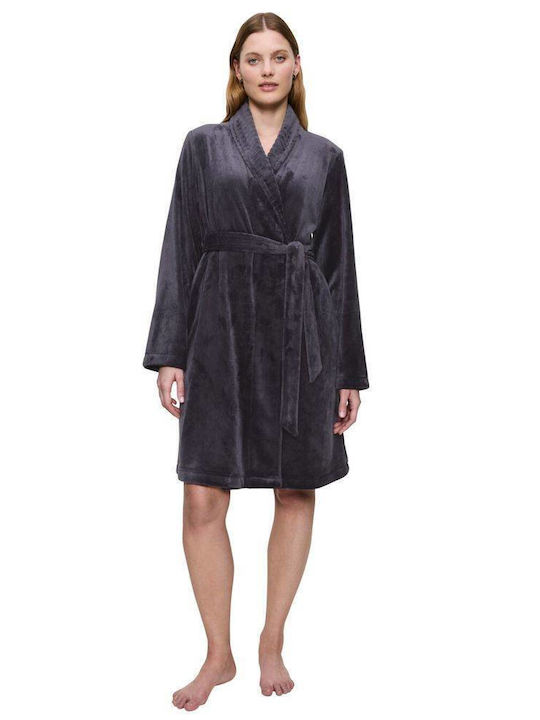 Triumph Winter Women's Robe Dark Grey