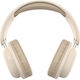 Defender Freemotion B640 Ασύρματα / Ενσύρματα Over Ear Ακουστικά με 22 ώρες Λειτουργίας Μπεζ