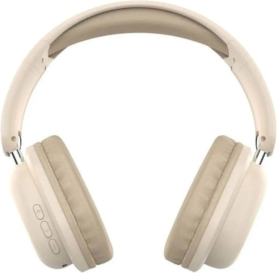 Defender Freemotion B640 Wireless / Wired Over Ear Headphones with 22 hours of Operation Beige