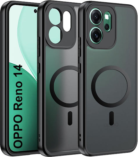 Θήκη Oppo Reno 14 Matt Case Magsafe Μαύρη Ματ