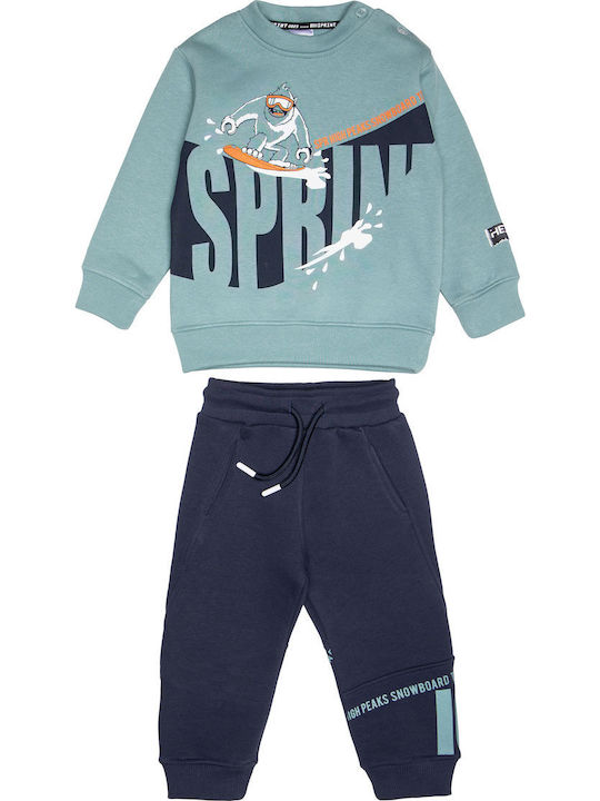 Kids Sweatpants Set Blue 2pcs