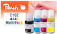 Peach Πακέτο Συμβατών Μελανιών Εκτυπωτή InkJet Epson 102 127ml Μαύρο 1τμχ