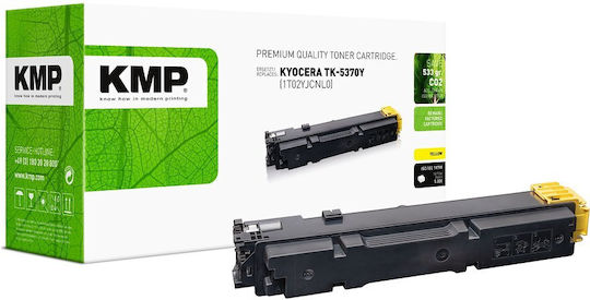 KMP Compatible Toner for Laser Printer Kyocera TK-5370Y Yellow