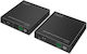 Удължител HDMI Digitus Комплект Fiber Ip 4K/60Hz Черен