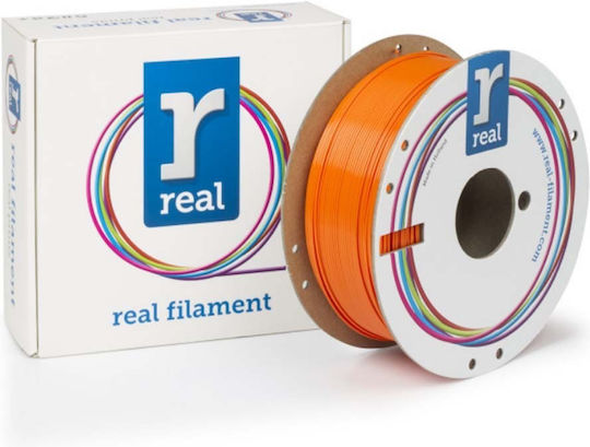 Real Filament PETG 3D Drucker Filament 1,75mm Orange 1kg 1 Stück (Spule)