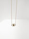 Colier Argint Placat Cu Aur Ochi Protector Zircon