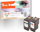 Peach Πακέτο Συμβατών Μελανιών Εκτυπωτή InkJet Canon PG-575XL/CL-576XL 400 Σελίδων 15ml Πολλαπλό (Color) 1τμχ