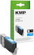 KMP Συμβατό Μελάνι Εκτυπωτή InkJet Canon CLI-551C XL (6444B001) 665 Σελίδων 11ml Κυανό 1τμχ
