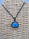 Handmade Macramé Necklace Apatite – Unique Semi-Precious Stone Jewelry