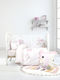Nima Cotton Baby Quilt 100x140cm Multicolour