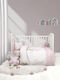 Nima Baby Duvet Cover Set With Pillowcase Bunny Multicolour 110x145cm
