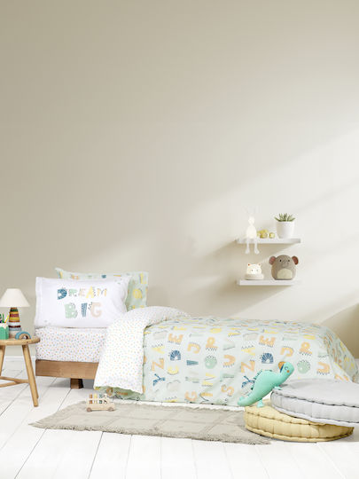Nima Set Kids Duvet Cover Single with Pillowcase Cotton 160x240cm