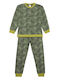 Minerva Kinder Schlafanzug Khaki Roar Roar