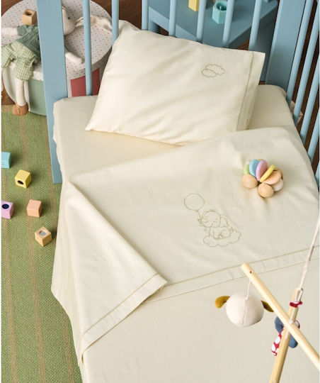 Kentia Baby Sheets Cocoon 12 Yellow 120x170cm