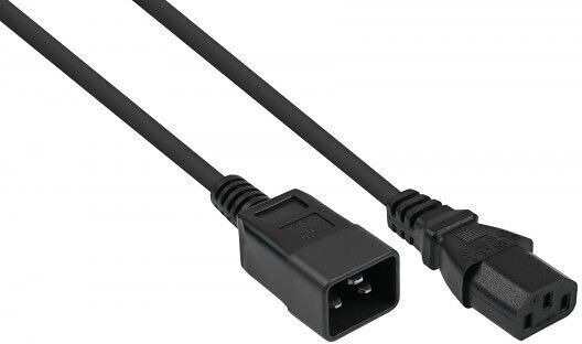 Καλώδιο Τροφοδοσίας Kabelmeister Cold Appliance Extension C20 To C13 Black 3m