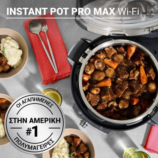 Instant Pot PRO MAX (WiFi) Multi-Function Cooker 5.7lt 1200W Black