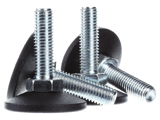 Accesorii Pentru Dulapuri Rack Rittal Picior De Nivelare M12 Înălțime Reglabilă 18-43mm 4 Bucăți