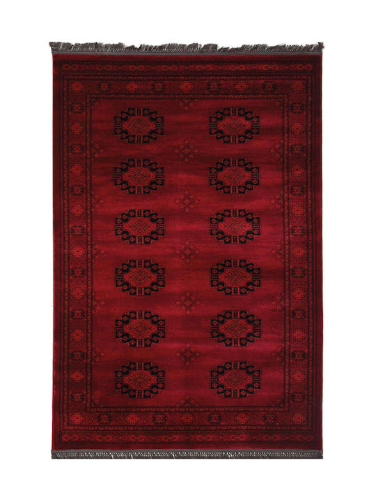Royal Carpet Afgan 6871 Χειροποίητο με Κρόσια 240x300cm Μπορντό