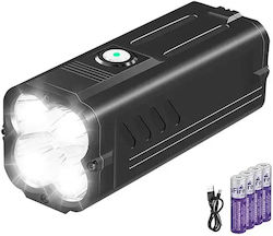 Supfire Στεγανός Επαναφορτιζόμενος Φακός LED 6000lm Supfire Στεγανός Επαναφορτιζόμενος Φακός LED 6000lm