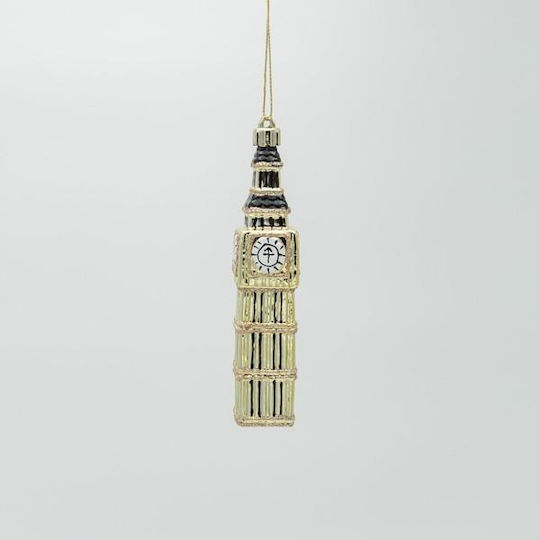 Hängendes Ornament Champagner Kunststoff Ecru