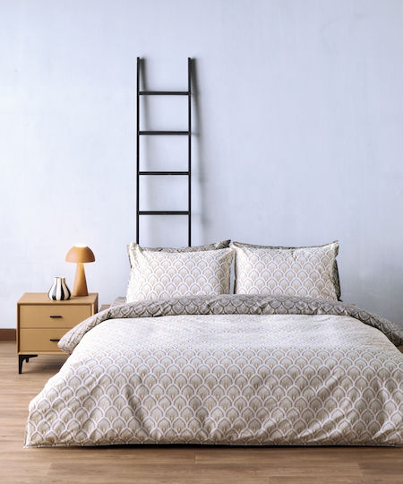 Kentia Комплект Плик за Завивка Памучен Кинг Сайз с 2 Калъфки 225x245 26