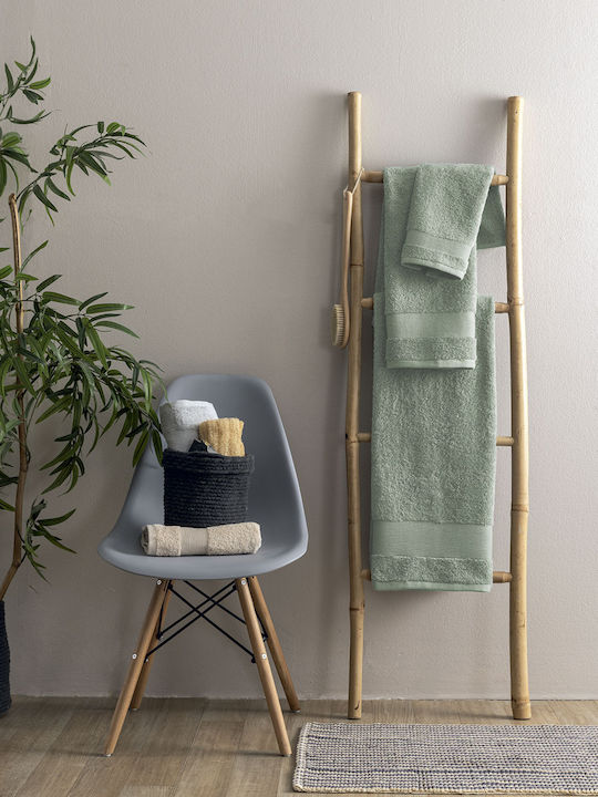 Palamaiki Handtuch Naya 30x50εκ. Aqua Gewicht 620gr/m²