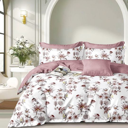 Beauty Home Angelina Σετ Κουβερλί Υπέρδιπλο Αμέθυστος 220x240cm