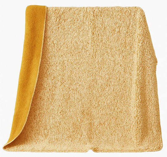 ForHome Sherpa Blanket Single 160x220cm Mustard