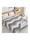 ForHome Κουβέρτα Fleece Μονή 160x220εκ. Γκρι