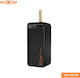 Moxom MX-PB158 Power Bank 50000mAh with 2 USB-A Ports and USB-C Port Power Delivery Black
