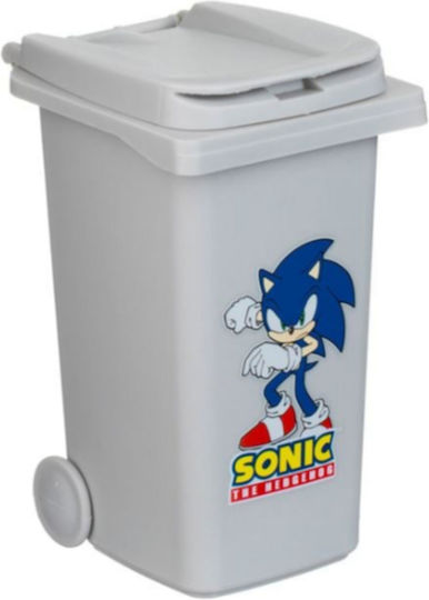 Coș de Gunoi Plastic Gri 1buc