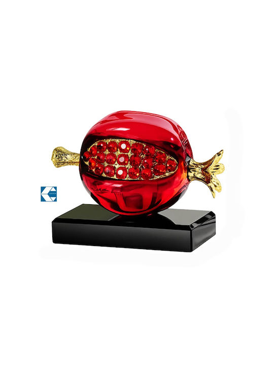 Crystal Pomegranate Tabletop Decor Base 10.5x6x9cm Galifas 793467 Galifas
