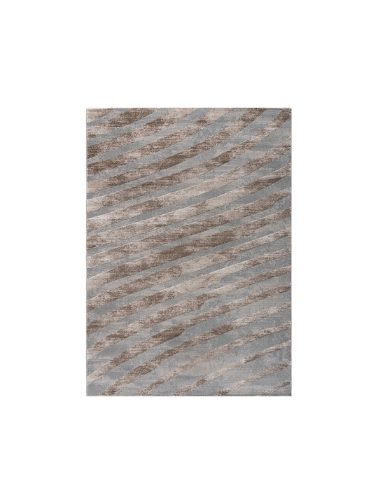 Beauty Home Rectangular Beige Grey Rug 133x190cm 9438-133X190