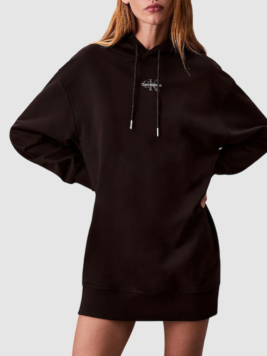 Women's Sweatshirt Hooded Black