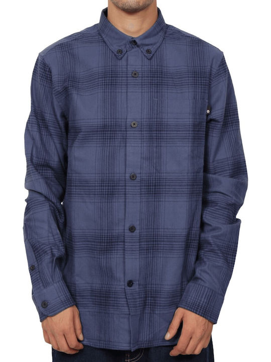 Timberland Langärmlig Flanell Hemd Geprüft Blue