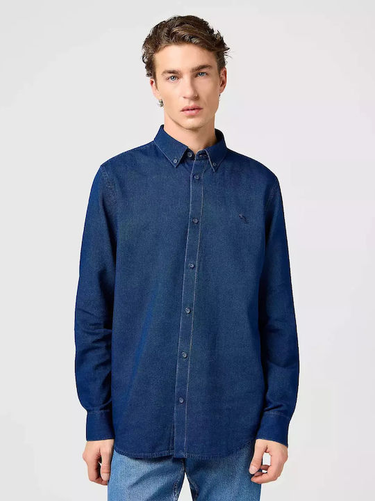 Wrangler Shirt Long-sleeved Shirt Indigo