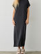 Midi Damenkleid Schwarz