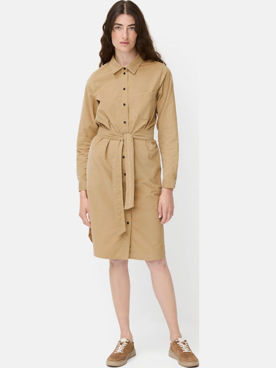 Midi Hemdkleid Ecru